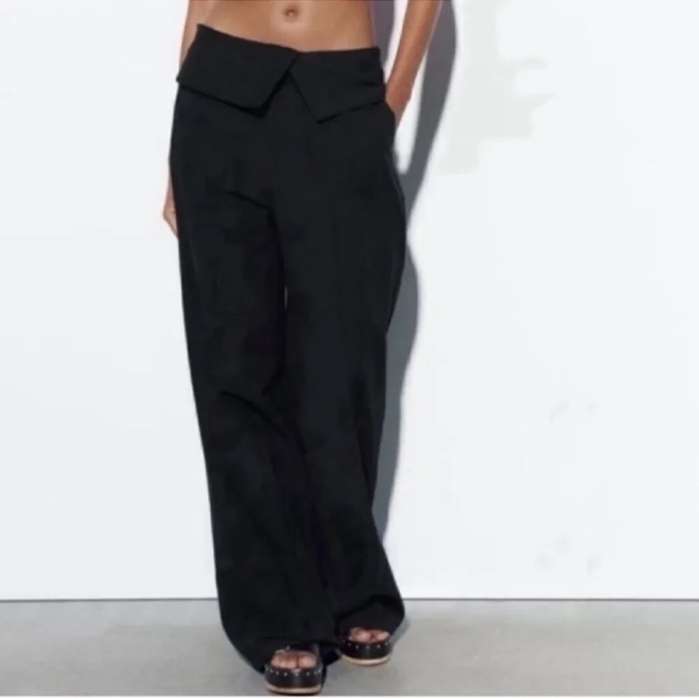 NWT Linen blend full length pants Size Xsmall